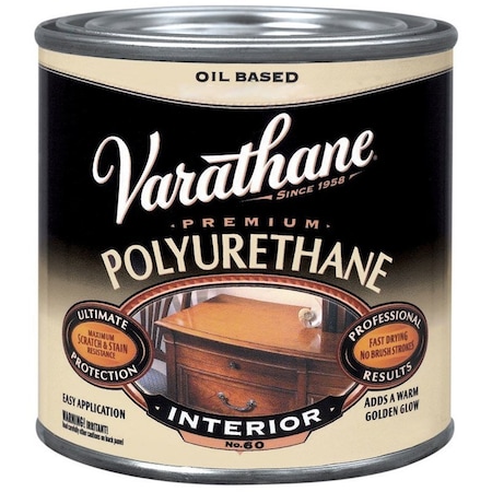 Varathane Varathane Premium Gloss Clear Oil-Based Polyurethane 0.5 pt 242175H